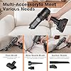 MYHOMESWORLD Car Vacuum Wireless,Portable Vacuum Cleaner with 21000pa High Power Suction,4 in 1 Air Purifier and Vacuum Cleaner, 18v/120w Mini Vacuum Cleaner for Car, Home, Office, Pet… (4 in 1)