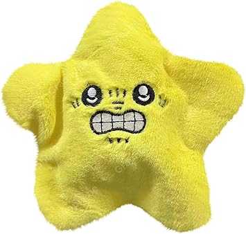 MYHOMESWORLD Angry Starfish Plush Stuffed Toy - Fun and Stress-Relieving with Moving Features and Repeated Sound and Music- Perfect for Car Or Home and As A Birthday Or Christmas Gift (Pack of 1)