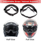 MYHOMESWORLD Adult Motorbike Motocross ATV/Dirt Bike Racing Transparent Goggles with Adjustable Strap - BLACK