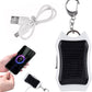 Solar Power Bank: 1500mAh Portable Charger with Keychain