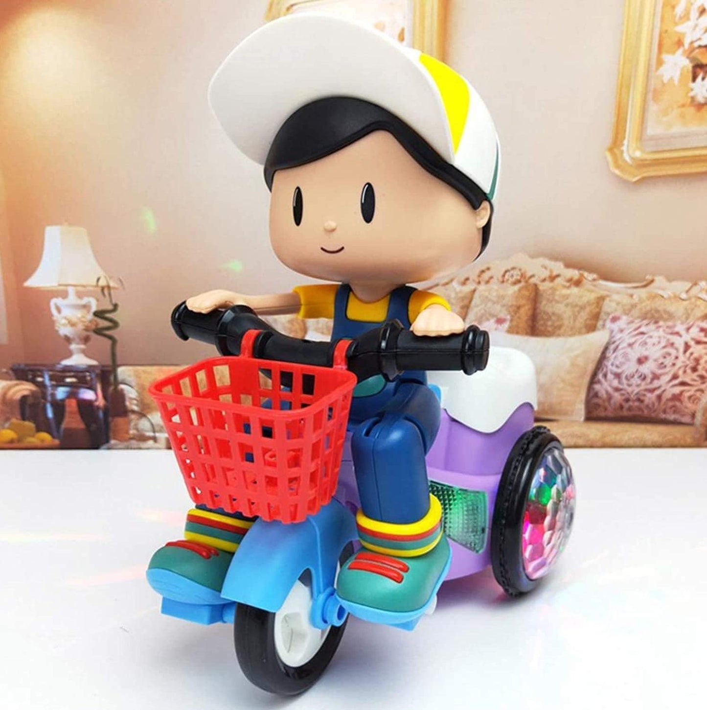 TrickCycle Turbo: Stunt Tricycle with Bump and Go Dancing and 4D Light Show for Kids