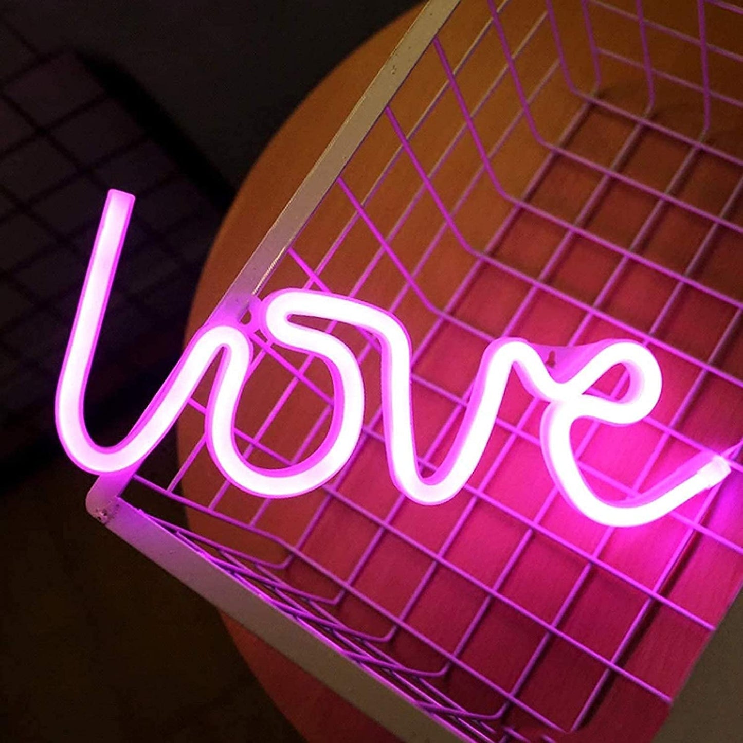 Neon LOVE SIGN (Works with USB or Batteries)