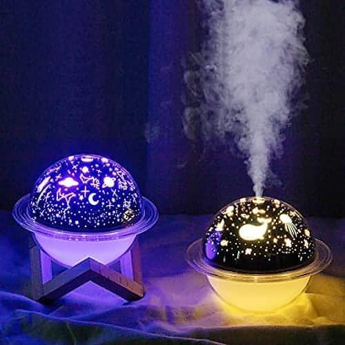 2 in 1 Star Projector Galaxy Lamp Cool Humidifier 3D LED Night Light H – My  HomesWorld