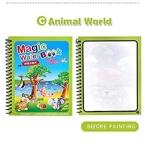 Kid's Magic Water Coloring Books Unlimited Fun with Drawing Reusable W – My  HomesWorld