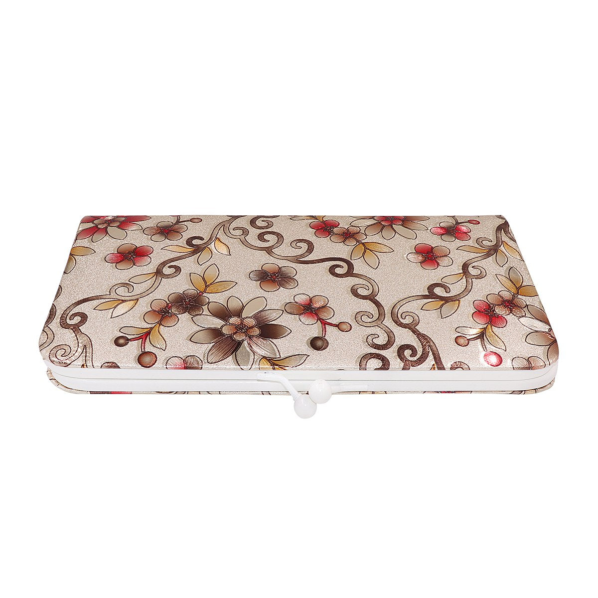 Vintage Bridal 3D Floral print Clutch collection PU-LEATHER Shining & Glittering material Hand Wallet/Clutch