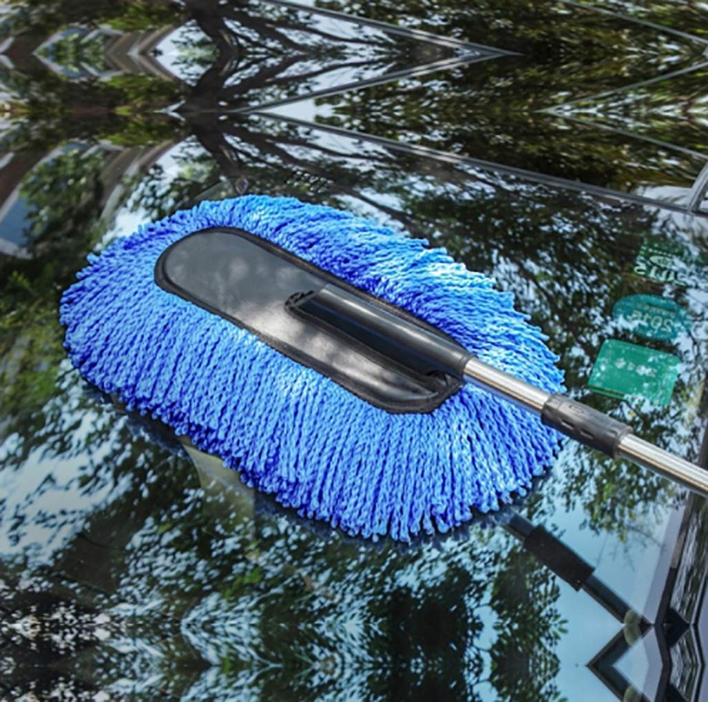 Telescopic Car Cleaning Duster Removable Nano Fiber Brush and Duster for Exterior and Interior